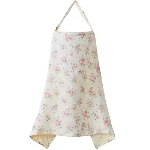 Cotton Mother Outing Breastfeeding Cover Privacy Apron Stroller Blanket Breastfeeding Apron Adjustab