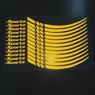 12PCS/set Motorcycle Wheel Rim Stripe Wheel Decal Tape Sticker For 18-21 Inch Bicycle-Wheel Decals Y