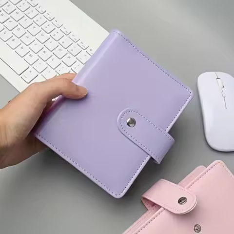 A7 Loose-leaf Notebook and Zip Envelope Mini Budget Binder for Saving Money Cash System Money Organi