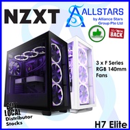 (ALLSTARS : We are Back / DIY Case PROMO) NZXT H7 Flow RGB ATX Mid-Tower with RGB Fans, ATX Casing, Chassis / F140 RGB