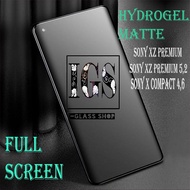 ANTI-SCRATCH JELLY MATTE HYDROGEL sony X COMPACT 4.6 XZ PREMIUM 5.2 FULL SHOCKScreen Protector
