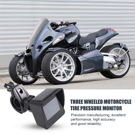 Solar Wireless Tire Pressure Monitoring System Motorcycle TPMS Tire Pressure Monitor LCD Display 3 E