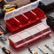 MG Hardware Organizer Box 4 Compartments Small Parts Organizer Plastic Tools Box