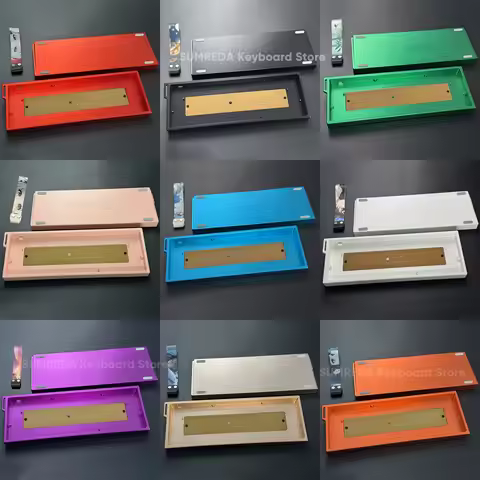 Madlions Mad 60he Mad60 Wooting 60HE GH60 Aluminum Keyboard Shell 60% Keys Layouts Keyboard Case For