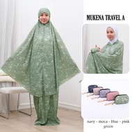 Bros ROUND LASER CUT PARACHUTE TRAVELING MUKENA (4 in 1)