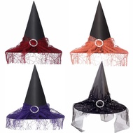🔥Ready Stock🔥 Halloween Decoration Props / Witch Hats / Adult Witch Headgear Costumes / Children's H