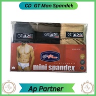 KATUN GT Man Spandek 708 – 3 Pcs Cd Men's Underwear GT Man Plain Premium Cotton Spandex Size M L XL
