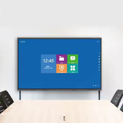 86 98 Inch Professional Interactive Flat Panel Office School Smart Interactive Writing Board All In 