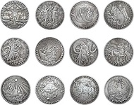 12 Zodiac Challenge Coin - Twelve Constellations Pisces Protective Talisman Coin - Divination Tarot