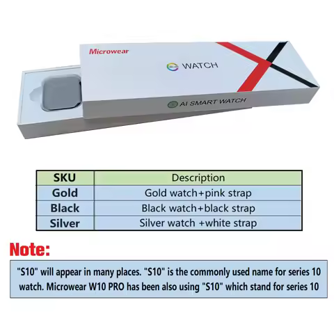 Authenticity Guarantee W10 Pro Reloj inteligente Smartwatch M-Active APP Microwear Brand W10P Smart 