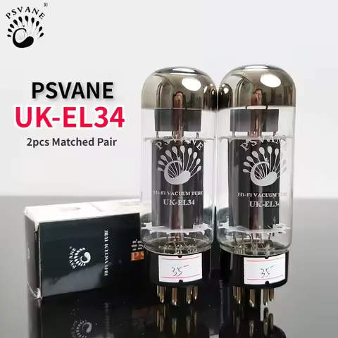 PSVANE UK-EL34 UKEL34 Vacuum Tube Upgrade EL34 EL34C 6CA7 6P3P 6L6 HIFI Audio Valve Electronic Tube 