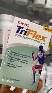 GNC TriFlex TURMERIC FORMULA健安喜草本中老年氨糖維骨力60粒