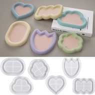Heart Shape Dish Mold Storage Tray Silicone Mold Jewelry Display Plate Cement Mould Home Decor