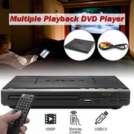 เครื่องเล่นดีวีดี เครื่องเล่นแผ่น เครื่องเล่น DVD / VCD / CD / USB 1080P เครื่องเล่นMp3 RW+HDMI เครื่องเล่นวิดีโอพร้อมสาย HD และช่องต่อไมโครโฟน เครื่องเล่นซีดี COD