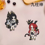 Ennead women brooch initial fashion pendant badges Enamel Pins couples Wedding Bohemia Elegant metal