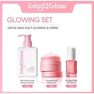 Glad2Glow 3pcs Glowing Skincare Set Package