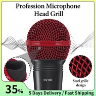 Microphone Grille Microphone Accessories Metal Microphone Grille Head for  ,SM58S,SM58LC and More Re