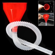 Long Pipe Refueling Funnel Telescopic Extension Detachable Hose Filling Funnels Car Motorcycle Engine Gasoline Oil Funnel