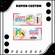 CUSTOM REQUEST BIRTHDAY EVENT COUPON