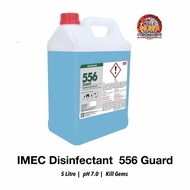 🔥READY STOCK🔥1 Pail X 5L IMEC 556 Guard Sanitizer & Disinfectant for Surfaces Wiping, Mopping, Spray