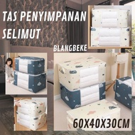 Multifunctional Waterproof Duffel Bag Blanket Storage Bag 60 x 40 x 30 cm - Blue