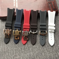 Suitable for PP PATEK PATEK PHILIPPE 5711 5712G Parrot Screw Special Notch Silicone Watch Strap Male