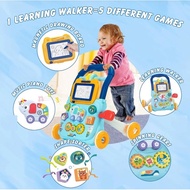 Gift 2 in 1 Baby Activity Walker for Kids Toys, Push Walker for Babies with Drawing Board, Music Act
