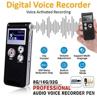 Digital Voice Recorder Portable Mini Voice Recorder MP3 Player Teleone Audio Recorder Smart Voice-activated Recording wi