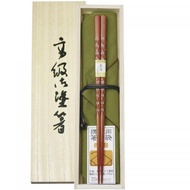 10輪木雕筷子閃閃發光，筷子設置KiribakoIri 3F44-3