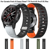 Quickfit Magnetic Watch band For Garmin Fenix 8 Epix Pro Gen 2 7 7X 6 6X 5X Descent G1 Mk2 MK3i Mk1 