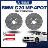 (CKS) BMW G20 MP-4POT BRAKE DISC FRONT 348MM (1SET LEFT + RIGHT)