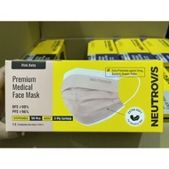 NEUTROVIS Premium Medical Face Mask (50pcs) 3 Ply Medical Face Mask