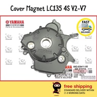 55D-E5411 LC135 4S V2-V7 Cover Magnet LH Left / Cover Crankcase 1 / Kulit Engine Enjin Kiri 100% HLY