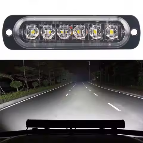 LED Light Work Bar Lamp Driving Fog Offroad 12V Spot Beam SUV 4WD Auto Car Boat Truck Vehicle And 6 