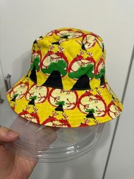 niko and global work 漁夫帽 雙面 日系 絕版 橙色 印花