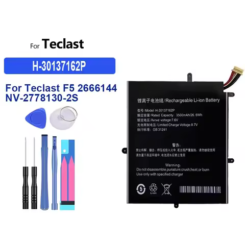 Portable Battery TLA007 H-30137162P 3500mAh-6000mAh For Teclast F5 2666144 NV-2778130-2S M40 P20HD F