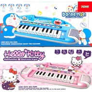 ✨Ready Stock✨118D-78A/78B B/O PIANO CARTOON DOREAMON HELLO KITTY ELETRONIC ORGAN