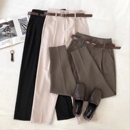 Fabric baggy pants with belt standard form QYZ602 Guangzhou product