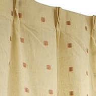 Arie Natural Lace Curtain, Gin, 2 Piece Set, 39.4 x 52.4 inches (100 x 133 cm), Ivory
