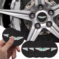 4pcs Car Wheel Stickers 56mm Auto Center Hub Cap Decal For Aston Martin DB S 11 9 V12 Zagoto Virage 