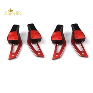 4x Steering Wheel Shift Paddle For-Golf 6 Mk5 Mk6 Jetta R20 R36 Cc Scirocco Shifter Extension(Red)