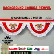 Garuda REMPEL BACKGROUND Pennant 10 Waves 7 Meters