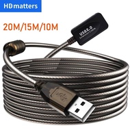 Active USB 2.0 Extension cable 20M/15M/3M/5M/10M USB 2.0 Extender USB Repeater extension cord with b