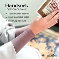 Handsock Cotton Organic by TELEKUNG HIQMAH Sejuk Lembut Stretchable