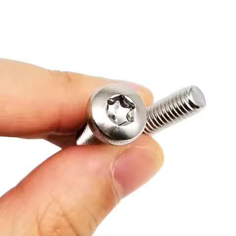 M1.4 M1.6 M2 M2.5 M3 M4 M5 M6 M8 GB2672 Six-Lobe Torx Pan Round Head Screw Bolt 304 A2-70 Stainless 