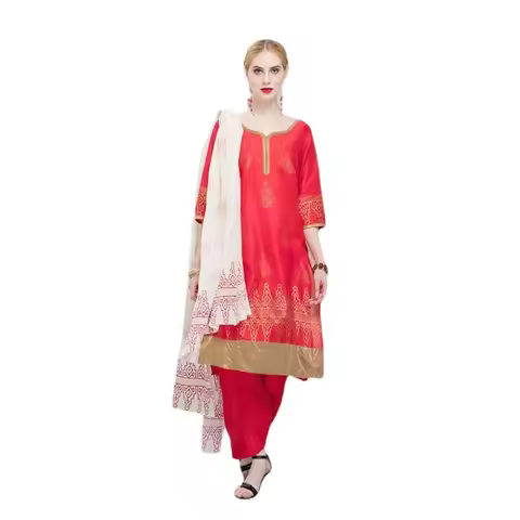Kurta for Women Long Kurti Ladies Kurtis Tradicional India Pakistani Punjabi Dress Vestido Indiano R