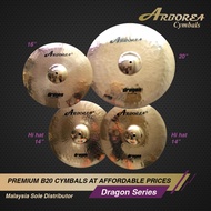 Arborea Dragon Series B20 Cymbal set 14" 16" 20" | Comes in a set
