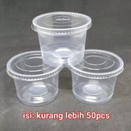50pcs Jelly Pudding Ice Cream Glasses 50ml 65ml/ Pudding Glasses 65ml/ Ice Cream Glasses 50ml