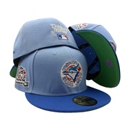 New Era Toronto Blue Jays 59FIFTY Fitted Cap Flat Brim Cap Fashion Accessories Hip Hop Cap