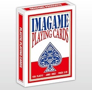 IMAGAME Plastic Playing Cards, Real Poker Size, Casino Quality, Jumbo Index, Exceptional Handing, Wa